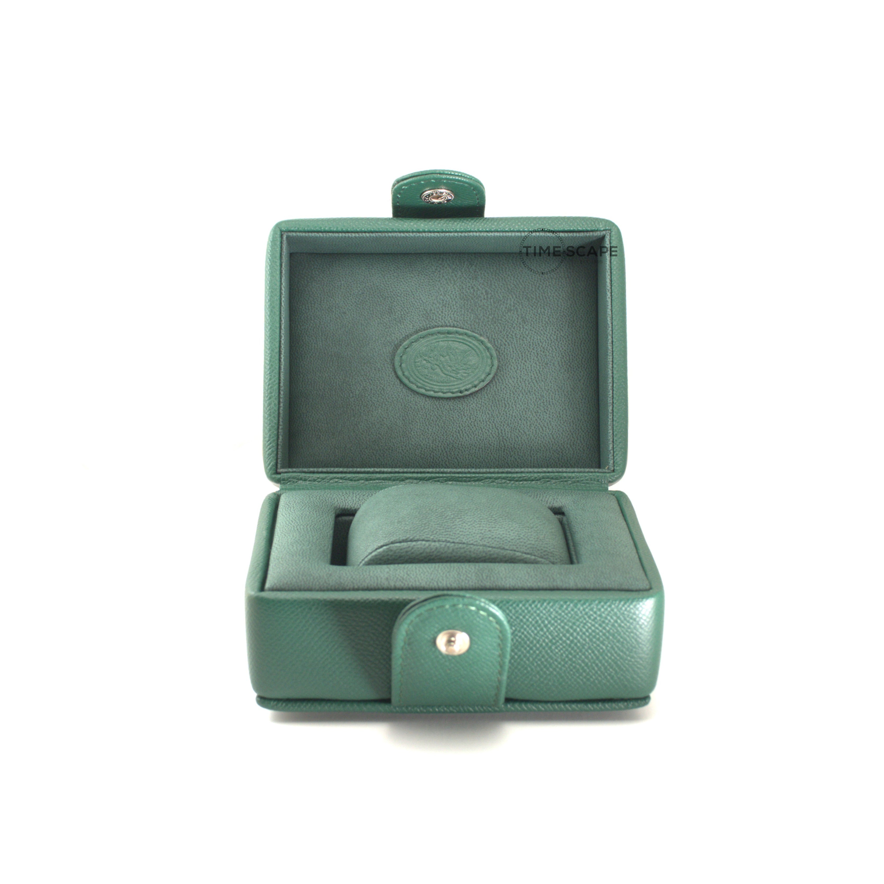 Underwood (London) - Single Watch Storage Case in Green Leather