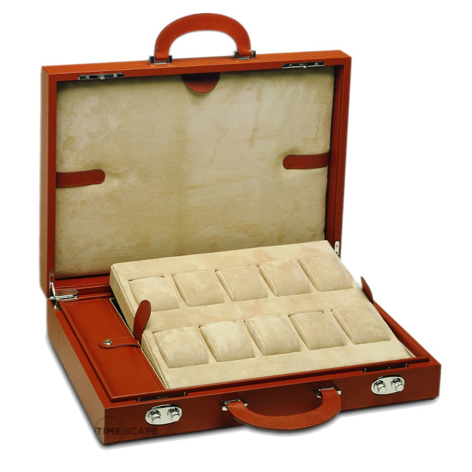 10-Unit Watch Storage Attaché' Case | UN120