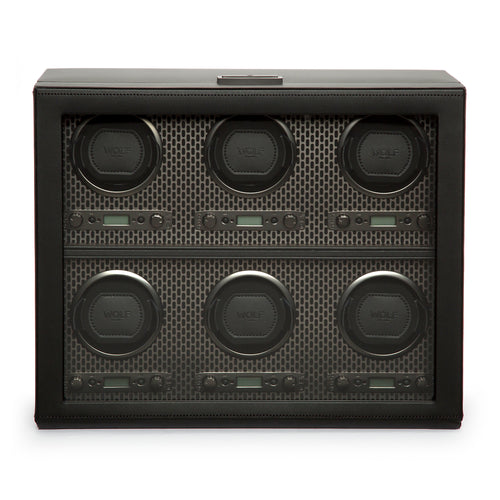 Wolf Axis 6 Unit Watch Winder 469603 Watchwindersplus